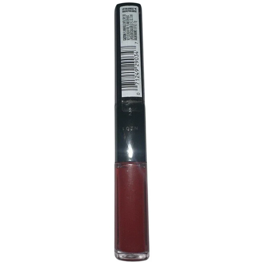 L'Oréal Infallible Pro-Last 2 Step Lipstick 213 Continual Crimson, vibrant red